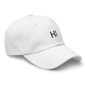 HI - White Classic Dad Hat