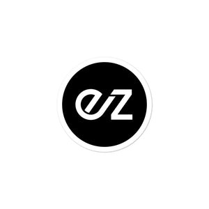 EZ logo - Bubble-free stickers
