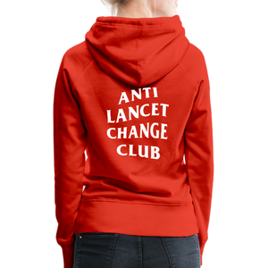 Anti Lancet Change Club - Women’s Premium Hoodie - red