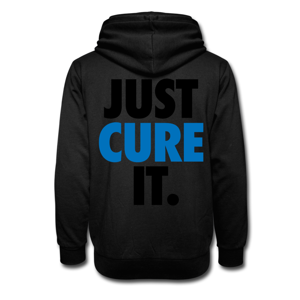 Just Cure It - Shawl Collar Hoodie - black