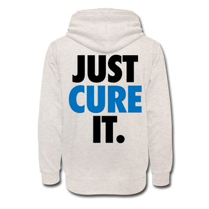 Just Cure It - Shawl Collar Hoodie - heather oatmeal