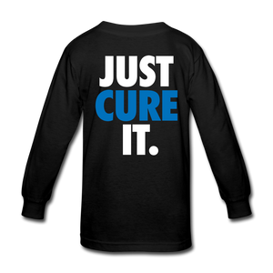 Just Cure It - Kids' Long Sleeve T-Shirt - black