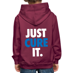 Just Cure It - Kids‘ Premium Hoodie - burgundy