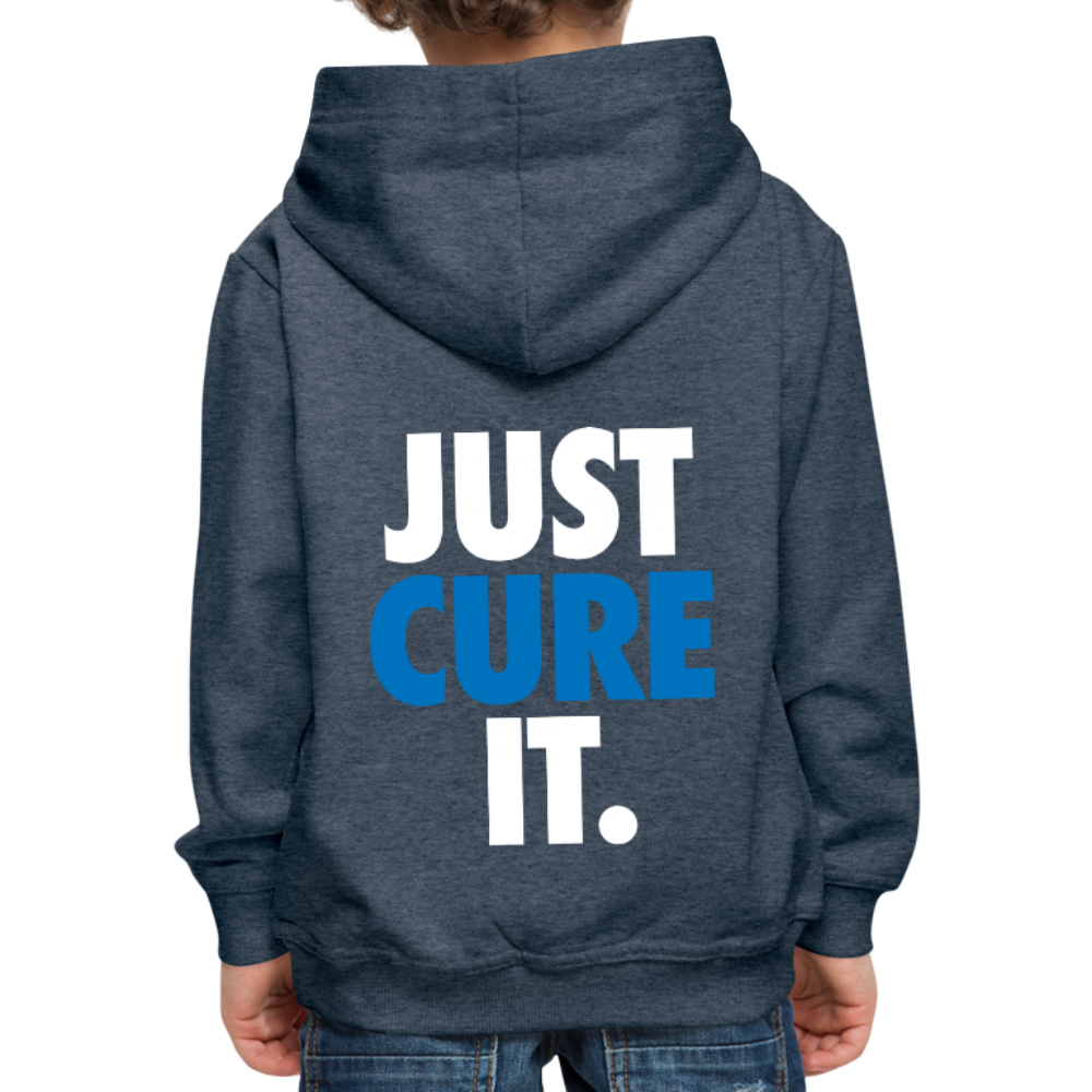 Just Cure It - Kids‘ Premium Hoodie - heather denim