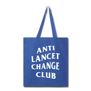 Anti Lancet Change Club - Tote Bag - royal blue