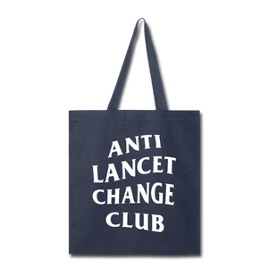 Anti Lancet Change Club - Tote Bag - navy
