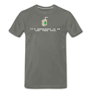 Take This Juice - Men's Premium T-Shirt - asphalt gray