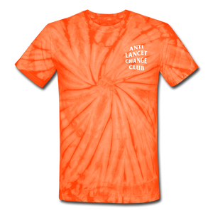 Anti Lancet Change Club - Unisex Tie Dye T-Shirt 1 - spider orange