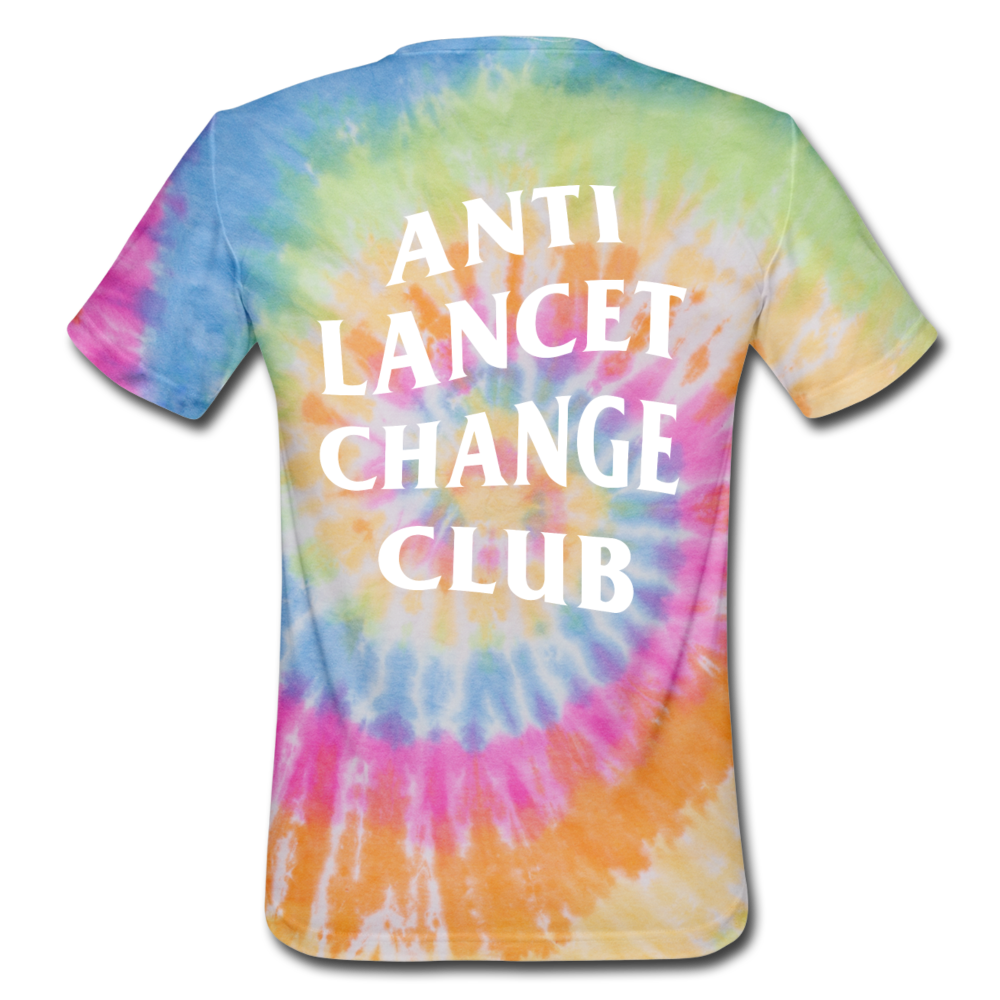 Anti Lancet Change Club - Unisex Tie Dye T-Shirt 1 - rainbow