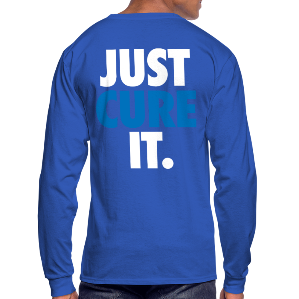 Just Cure It - Men's Long Sleeve T-Shirt - royal blue