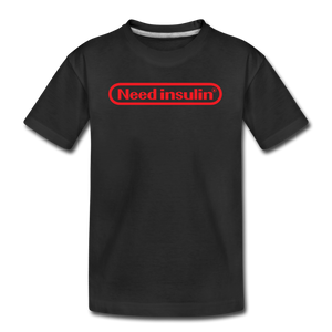 Need Insulin - Kids' Premium T-Shirt - black
