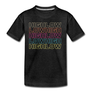 HIGH LOW - Kids' Premium T-Shirt - charcoal gray