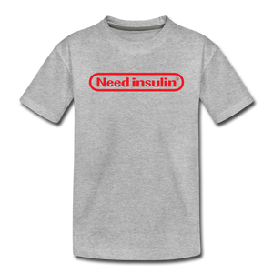 Need Insulin - Toddler Premium T-Shirt - heather gray