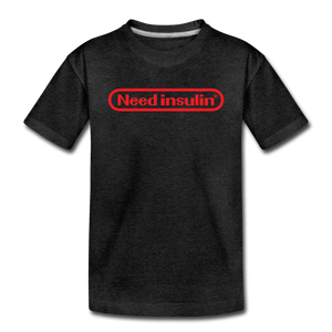 Need Insulin - Toddler Premium T-Shirt - charcoal gray