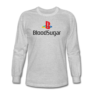 Blood Sugar - Men's Long Sleeve T-Shirt - heather gray