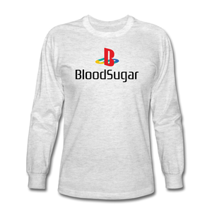 Blood Sugar - Men's Long Sleeve T-Shirt - light heather gray