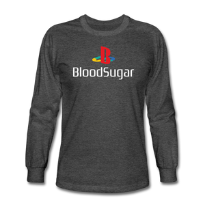 Blood Sugar - Men's Long Sleeve T-Shirt - heather black