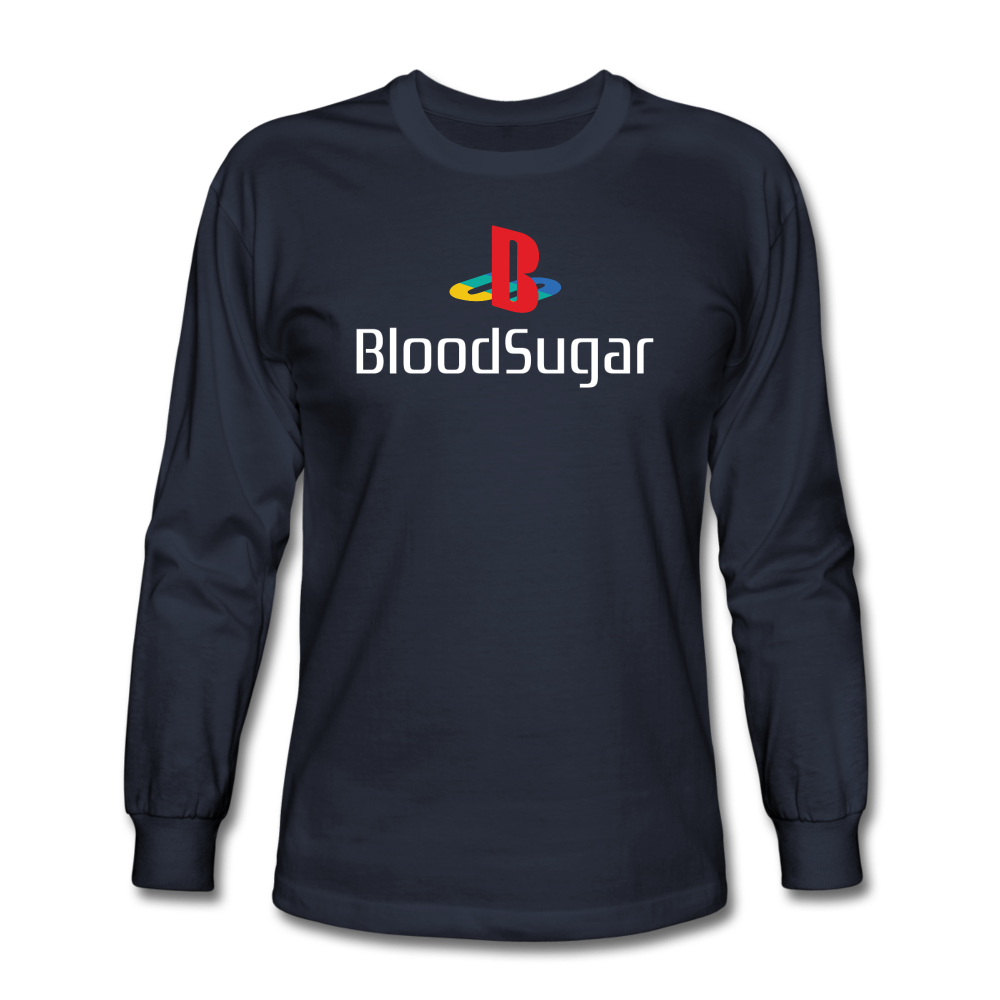 Blood Sugar - Men's Long Sleeve T-Shirt - navy