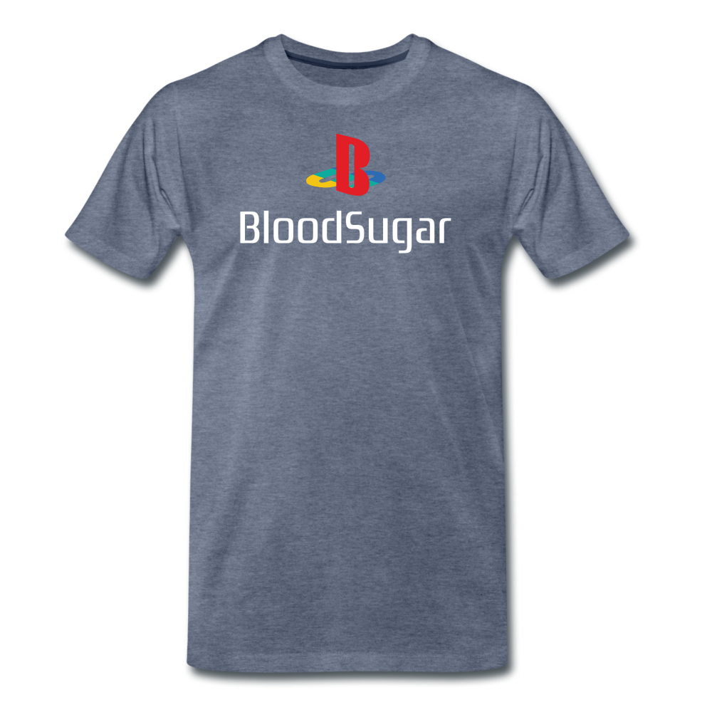 Blood Sugar - Men's Premium T-Shirt - heather blue