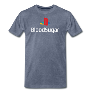 Blood Sugar - Men's Premium T-Shirt - heather blue