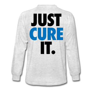 Just Cure It - Men's Long Sleeve T-Shirt - light heather gray