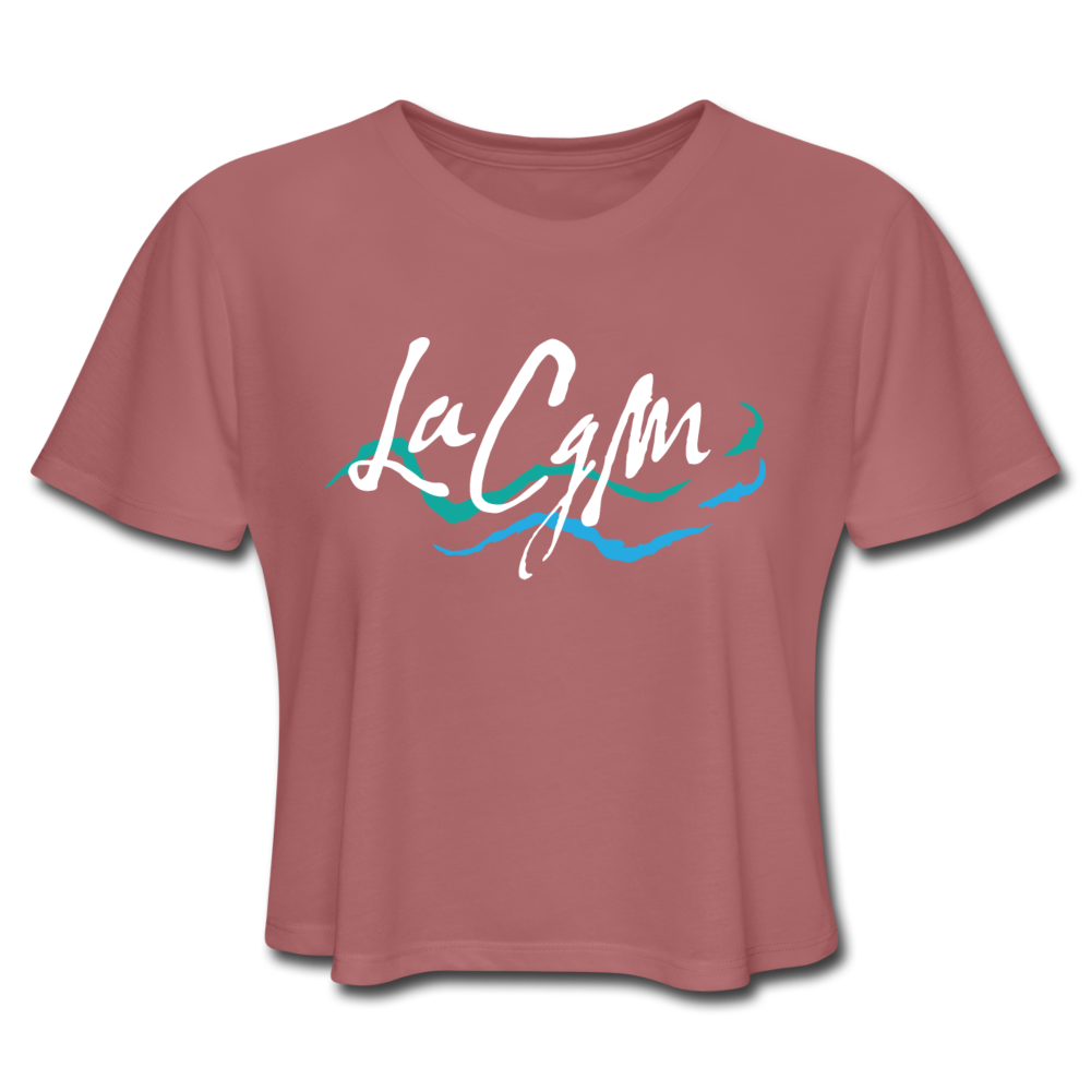 La CGM - Women's Cropped T-Shirt - mauve