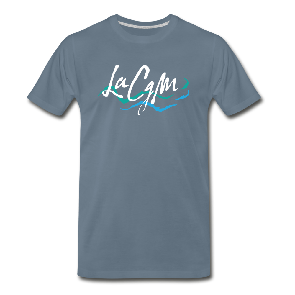 La CGM - Men's Premium T-Shirt - steel blue