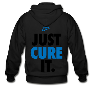 Just Cure It - Gildan Heavy Blend Adult Zip Hoodie - black
