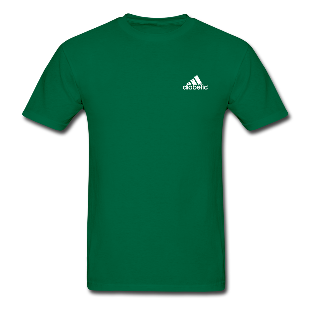 Diabetic + Strips - NDAM Men's Gildan Ultra Cotton Adult T-Shirt - bottlegreen