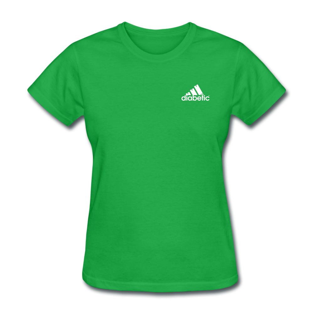 Diabetic + Strips - NDAM Women's T-Shirt - bright green