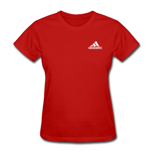 Diabetic + Strips - NDAM Women's T-Shirt - red
