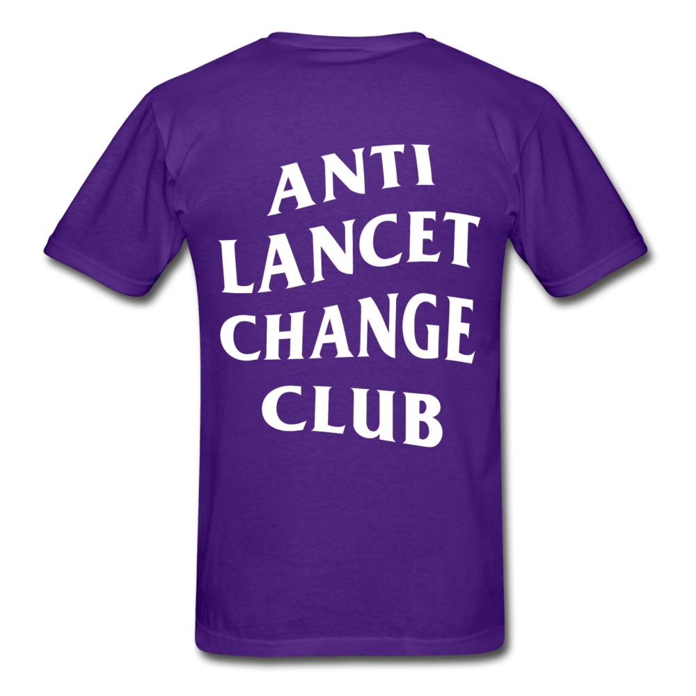 Anti Lancet Change Club - NDAM Men's Gildan Ultra Cotton Adult T-Shirt - purple