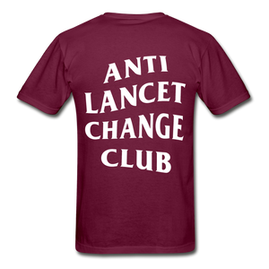 Anti Lancet Change Club - NDAM Men's Gildan Ultra Cotton Adult T-Shirt - burgundy