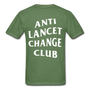Anti Lancet Change Club - NDAM Men's Gildan Ultra Cotton Adult T-Shirt - military green