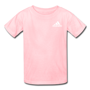 Diabetic + Strips - NDAM Kids' T-Shirt - pink