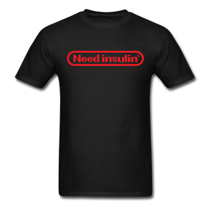 Need Insulin - NDAM Men's Gildan Ultra Cotton Adult T-Shirt - black