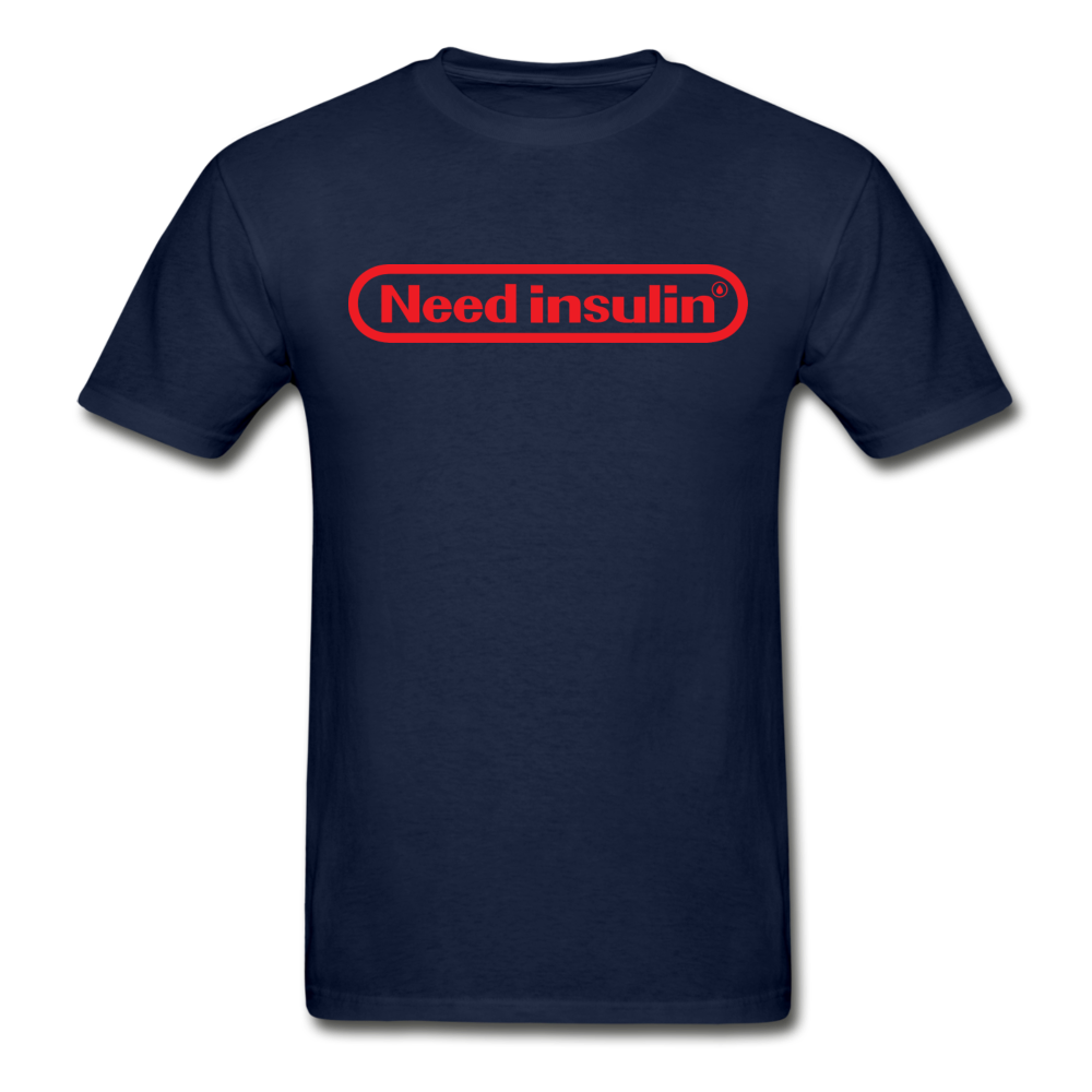 Need Insulin - NDAM Men's Gildan Ultra Cotton Adult T-Shirt - navy
