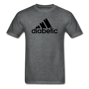 Diabetic + Strips - NDAM Men's Gildan Ultra Cotton Adult T-Shirt - deep heather