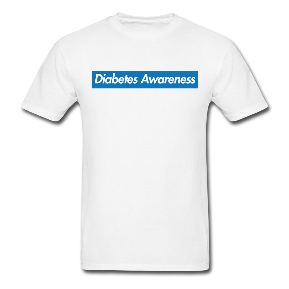 Diabetes Awareness - NDAM Men's Gildan Ultra Cotton Adult T-Shirt - white