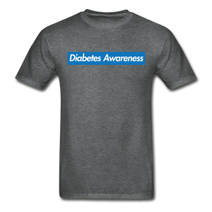 Diabetes Awareness - NDAM Men's Gildan Ultra Cotton Adult T-Shirt - deep heather