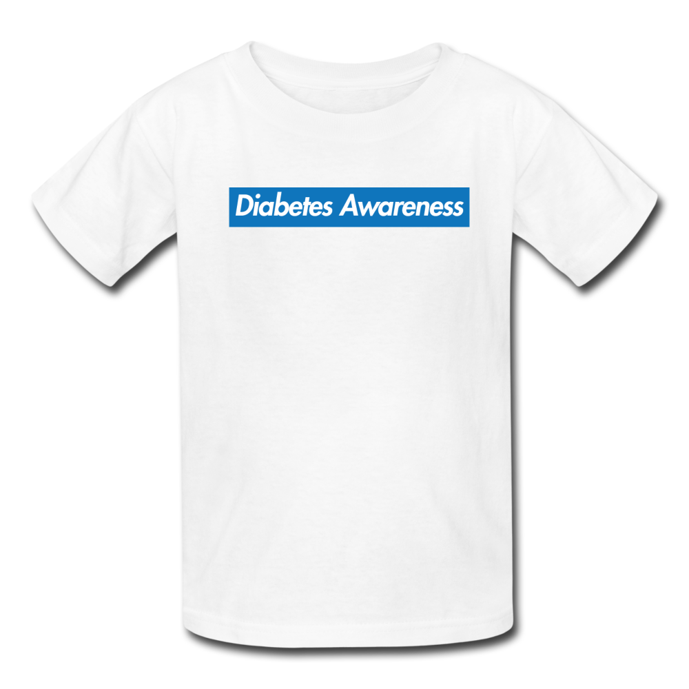 Diabetes Awareness - NDAM Kids' T-Shirt - white