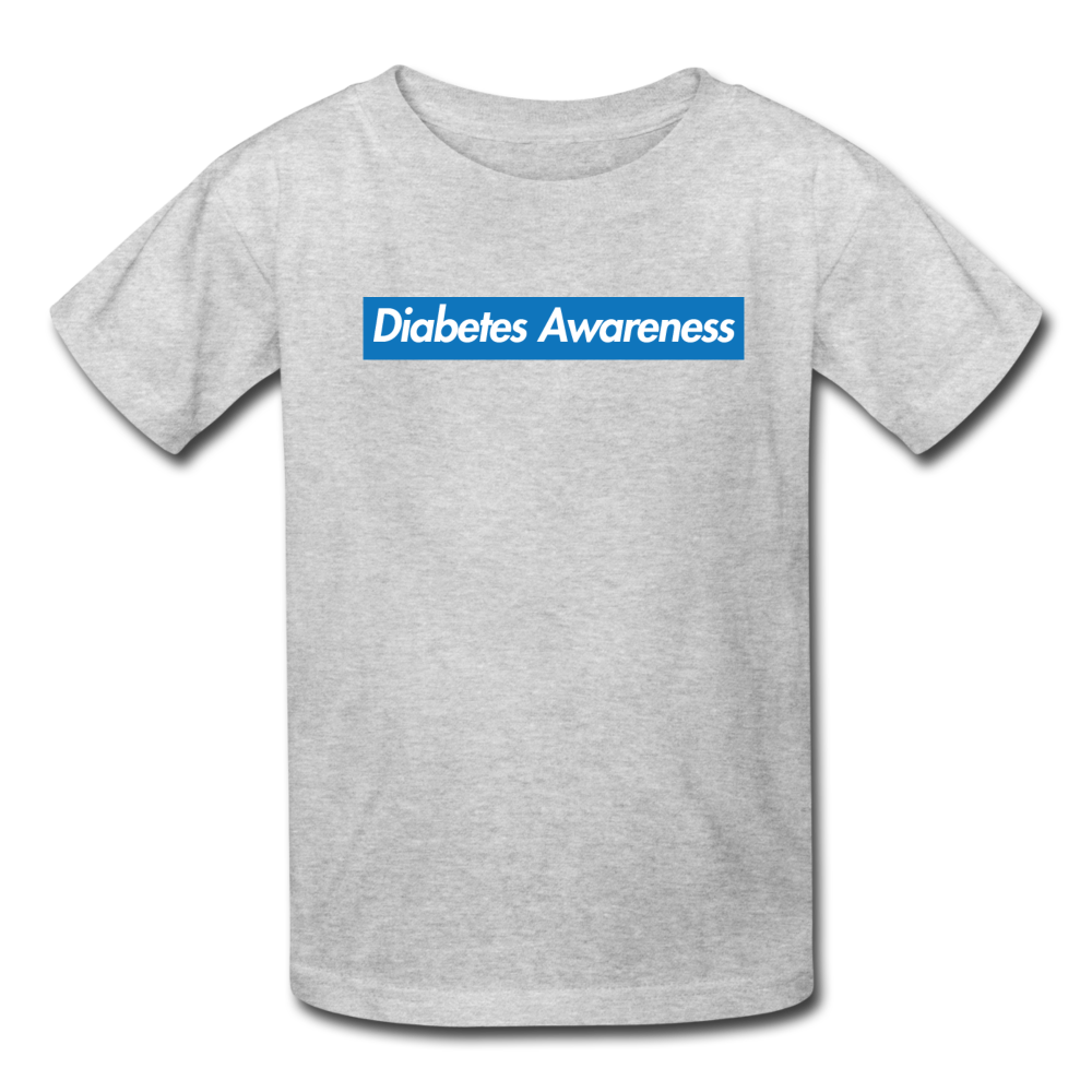 Diabetes Awareness - NDAM Kids' T-Shirt - heather gray