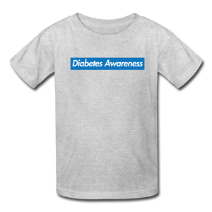Diabetes Awareness - NDAM Kids' T-Shirt - heather gray
