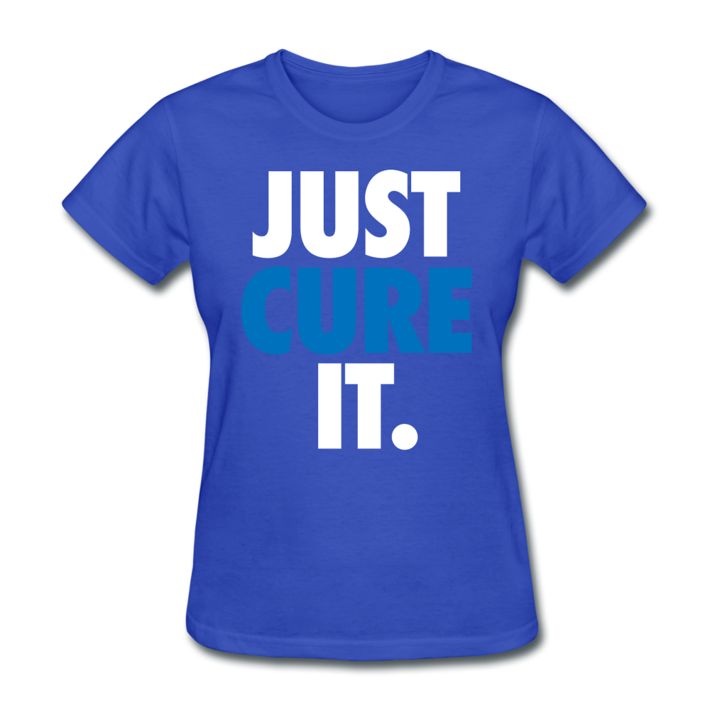 Just Cure It - NDAM Women's T-Shirt - royal blue