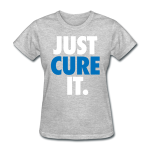 Just Cure It - NDAM Women's T-Shirt - heather gray