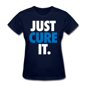 Just Cure It - NDAM Women's T-Shirt - navy