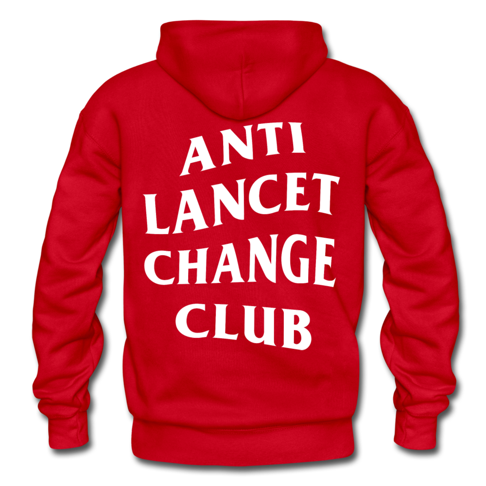 Anti Lancet Change Club - Men’s Heavy Blend Adult Hoodie - red