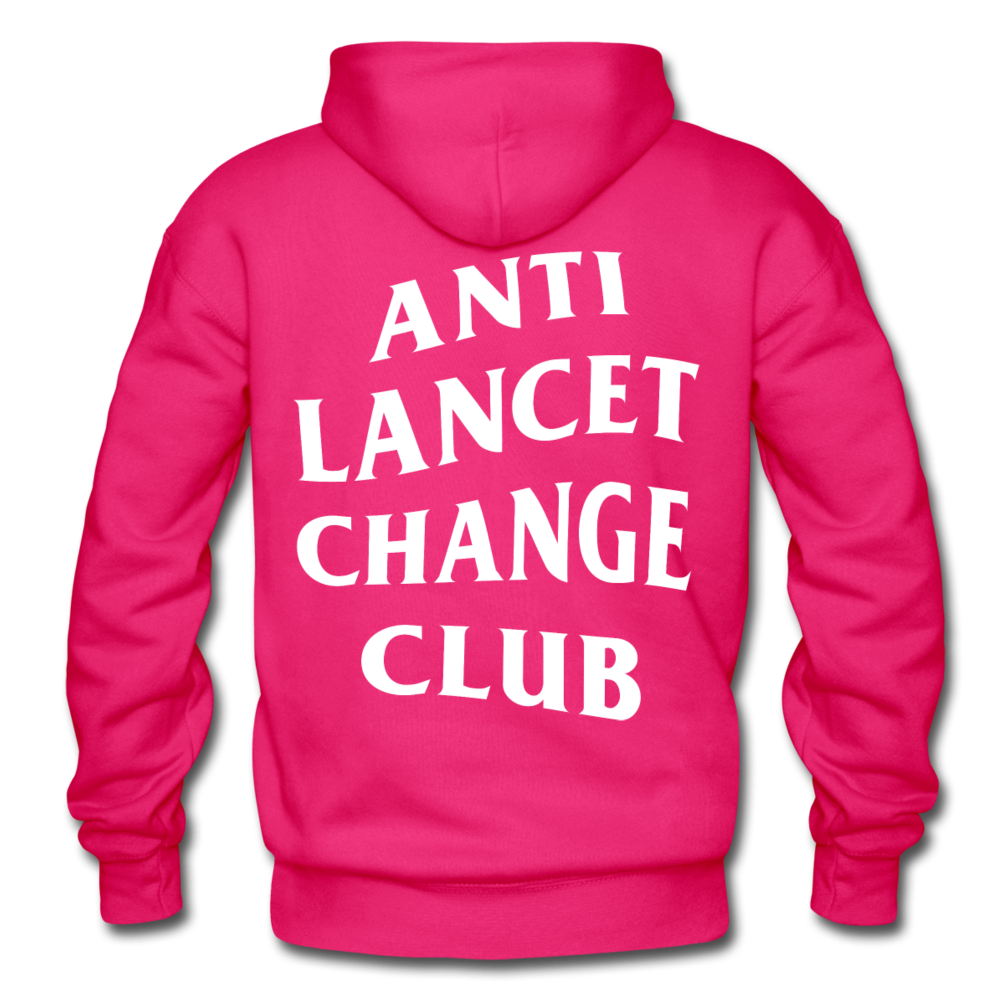 Anti Lancet Change Club - Men’s Heavy Blend Adult Hoodie - fuchsia