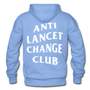 Anti Lancet Change Club - Men’s Heavy Blend Adult Hoodie - carolina blue