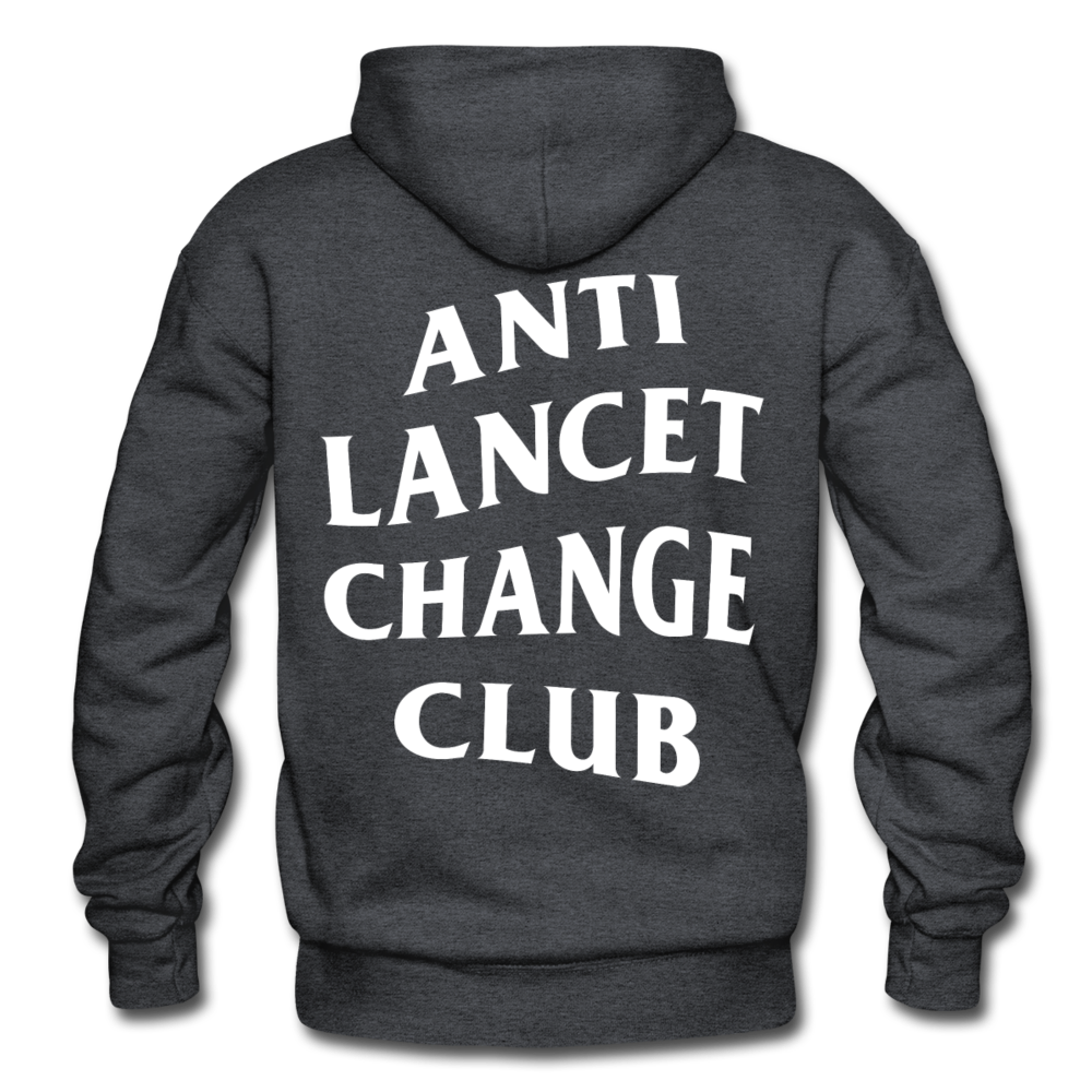 Anti Lancet Change Club - Men’s Heavy Blend Adult Hoodie - charcoal gray